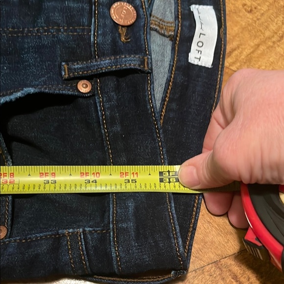 Dark Wash Distressed Jeans - Picture 8 of 10